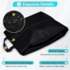 Shoe Bags for Travel, 6 Pack Dust-Proof Shoe Bags with Zipper Closure, Multi-Functional Portable Travel Packing Shoe Bag, Travel Essentials for Women and Men (Black) - Image 4