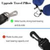 Travel Pillow You Stuff with Clothes, Stuffable Travel Pillow Transforms Into Extra Luggage Without Excess Fees, Stuffable Neck Pillow Fits 3+ Days of Travel Essentials Blue - Image 5