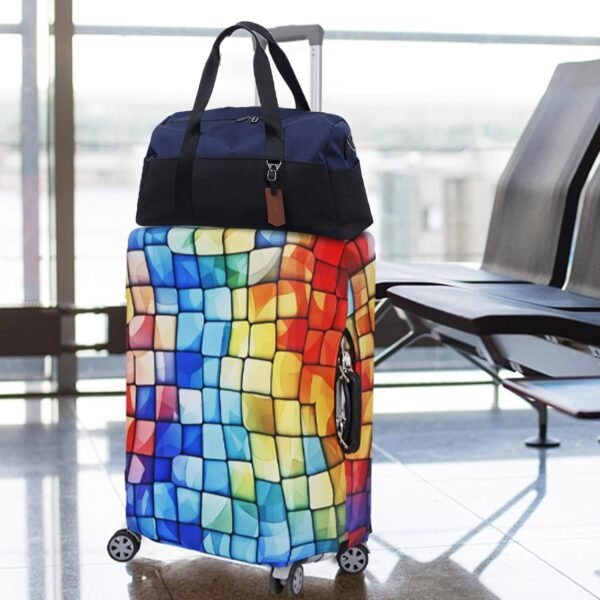 MosaiRudo Travel Luggage Covers For Suitcase Tsa Approved,Suitcase Cover Protector Fit 18-32 Inch Luggage Travel Accessories (T2481, S) - Image 6