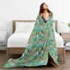 (Chihuahua Dog Pineapple) Print Fall Throw Blanket Personalized Soft Flannel Blanket for Bed Couch Sofa, Blanket for Lightweight Fuzzy Cozy Blankets for Travel Office Home 50"X40" - Image 5