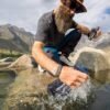 LifeStraw Peak Series - Collapsible Squeeze Bottle Water Filter System – 650ml for Trail Running, Through Hiking, Travel, Cycling, and Fishing, Dark Mountain Gray - Image 4