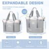 Overnight Bag, Expandable Travel Bag with Trolly Sleeve and Laptop Sleeve, Dry Wet Separated Pocket Weekender Gym Bag - Image 2