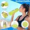 4 Pack Collapsible Water Bottles 18.6oz Silicone Foldable Water Bottle Reusable Portable Travel Cups Leakproof with Hook for Sports Gym Camping Hiking Outdoor Indoor Essential - Image 3