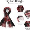 Sumato Scarf for Women Fall Winter Long Blanket Men Scarves Warm Soft - Image 4