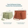 Large Insulated Lunch Bag for Women and Men - 100% Leak Proof, Cooler Bags Insulated, Lunch Box - Cooler Bag for Cold and Hot Food with Zippered Top - for Work, Picnic (CaraCream) - Image 6