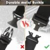 Travel Belt for Luggage Over Handle, Stylish & Adjustable Add a Bag Luggage Strap for Carry On Bag - Airport Travel Accessories for Women & Men - Image 4