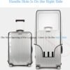 3PCS Luggage Cover Clear PVC Suitcase Cover Transparent Luggage Protector Suitcase Cover Set for Luggage Set of 3 Suitcase Covers for Luggage Travel Luggage Sleeve Protector (20 24 28Inch) - Image 3