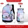 rickyh style School Backpack Travel Bag for Men & Women Lightweight College Back Pack with Laptop Compartmen - Image 3