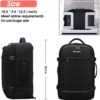 Asenlin 40L Travel Backpack for Women Men，17 Inch Laptop Backpack Flight Approved Luggage Carry On Water Resistant Computer Backpack for Weekender Overnight Large Daypack Black - Image 3