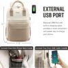 LOVEVOOK Laptop Backpack for Women 15.6 Inch Laptop Bag with USB Port, Fashion Waterproof Backpacks Teacher Nurse Stylish Travel Bags Vintage Daypacks Bookbag for College School Work - Image 5