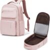 coowoz Travel Backpack for Women Men Mochila de Viaje Laptop Work Backpack Hiking Gym College Backpack Rucksack Travel Essentials Personal Item Travel Bag Carry on Backpack Flight Approved Pink