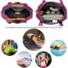 Large Capacity Travel Bag, Foldable Travel Bag, Expandable Travel Duffel Bag, Collapsible Waterproof Large Capacity Travel Handbag, Overnight Bag for Women and Man - Image 6