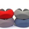 Neck Pillow Travel Neck Pillow with Adjustable Buckle, Phone Pocket Say Goodbye to Neck Pain! Perfect for Flight, Work, or Car. Includes Storage Bag, Eye Mask, and Ear Plug (Red/Gray) - Image 9