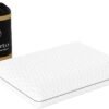 Vaverto Small Memory Foam Bed Pillow for Travel and Camping - Compressible Medium Firm, Breathable Cover, Machine Washable, Ideal Backpacking, Airplane and Car - Image 8