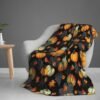 Fall Maple Leaf Pumpkin Spider Web Blanket Throw Blanket Travel Blanket Warm Flannel Fleece Blankets Cozy Soft Blanket Gifts for Women Men Girls Boys Pet Kids 50"x40" - Image 7