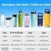 Water Bottle Holder with Strap for Hydroflask 32oz 40oz Insulated Water Bottle, Carrier Sling Bag with Phone Pocket Water Bottle Sleeve for Men Women Hiking Camping Travelling - Image 3