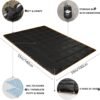 Mini Camping Blanket,Lightweight Puffy Blanket Packable Down Alternative Throw Blanket Waterproof Windproof for Outdoors, Travel, Beach, Airplane, Hiking - Image 3