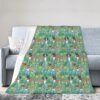(Chihuahua Dog Pineapple) Print Fall Throw Blanket Personalized Soft Flannel Blanket for Bed Couch Sofa, Blanket for Lightweight Fuzzy Cozy Blankets for Travel Office Home 50"X40"