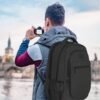 Backpack for School, Expandable 15.6 inch College Backpack for Boys Girls, Anti Theft Travel Backpack with USB Charging Port, Water Resistant Laptop Backpack Large Bookbag Gifts for Men Women, Black - Image 8
