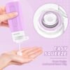 Redfly Travel Bottles for Toiletries, 3oz Tsa Approved Travel Size Containers, BPA Free Leak Proof Travel Containers for Toiletries, Refillable Travel Accessories for Shampoo Conditioner Purple - Image 3