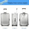 3PCS Luggage Cover Clear PVC Suitcase Cover Transparent Luggage Protector Suitcase Cover Set for Luggage Set of 3 Suitcase Covers for Luggage Travel Luggage Sleeve Protector (20 24 28Inch) - Image 4