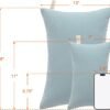 NTBAY Tiny Pillows, Down Alternative 7"x11" Microfiber Mini Pillows for Travel, Pets, Soft Machine Washable Small Pillows for Neck, Wrist, Lumbar and Knee, Sea Green - Image 5