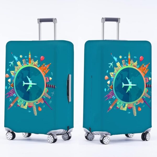 Travelkin Luggage Covers For Suitcase Tsa Approved,Suitcase Cover Protector Fit 18-32 Inch Luggage - Image 4