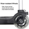 Sutekus Folding Hand Truck and Dolly 110-lbs Lightweight Portable Luggage Cart for School Travel Office Moving (Black) - Image 5