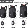 4Monster Hiking Daypack,Water Resistant Lightweight Packable Backpack for Travel Camping Outdoor - Image 3