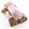 3pcs Women Soft Cotton Hemp Scarf Shawl Long Scarves, Travel Sunscreen - Image 2