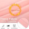 Travel Pillow and Blanket Set for Traveling, Memory Foam Women Neck Pillow and Soft Blanket Compact, Airplane Travel Essentials with Sleep Mask Earplugs Storage Bag for Plane Car, Pink - Image 6