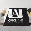 Anime My Hero Academia Fleece Blanket Super Soft Flannel Throw Blanket for Chair Sofa Couch Camping Travel 50"X40" Throws Blankets