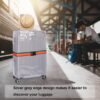 3PCS Clear Suitcase Cover Protectors with Colorful Straps, (20 Inches, 24 Inches, 28 Inches) Transparent PVC Waterproof Luggage Protective Cover Dustproof Travel Luggage Sleeve Protector - Image 6