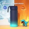 Kids Water Bottle, 2-Pack 16oz Water Bottles Kids with Straw and Stickers, Stainless Steel Vacuum Double Wall Insulated cup, Kids Water Bottle for School, Gifts for Boys and Girls(Blue/Purple) - Image 5