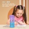Kids Water Bottle, 2-Pack 16oz Water Bottles Kids with Straw and Stickers, Stainless Steel Vacuum Double Wall Insulated cup, Kids Water Bottle for School, Gifts for Boys and Girls(Blue/Purple) - Image 6