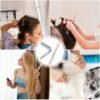 2PCS Travel Brushes for Hair, Travel Hair Brush Combs for Women Double Headed Folding Hair Brush Small Mini Pocket Comb Travel Essentials Compact Foldable Hair Brush for Women Men All Hair Types - Image 7