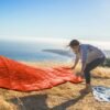 zzlamb Camping Blanket, Lightweight Cloak Puffy Down Alternative Travel Blanket, Portable & Windproof Warm Outdoor Blanket, Cozy Quilt Plane Car Picnic Hammock Beach Backpacking, 52x75in - Image 3