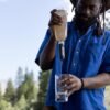 LifeStraw Peak Series - Collapsible Squeeze Bottle Water Filter System – 650ml for Trail Running, Through Hiking, Travel, Cycling, and Fishing, Dark Mountain Gray - Image 6