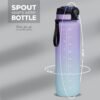 Motivational Water Bottle with Time Marker, 32 oz Water Bottle, Sports Water Bottle with Spout, Achieve All-Day Hydration SpillProof, BPA FREE - Image 6