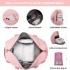 Duffle Bag for Travel, Weekender Bag with Shoe Compartment, Carry On Overnight Bag for Women with Toiletry Bag, 50L Gym Bag with Wet Pocket, Hospital Bags for Labor and Delivery - Image 4