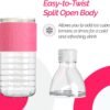 Copco Hydra Reusable Tritan Water Bottle with Spill Resistant Lid and Non-Slip Sleeve, 16.9-Ounce, Pink - Image 4