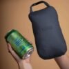 Gravel Layover Ultra-Compact Packable Down Blanket for Travel & Camping - Lightweight, Warm Travel Blanket Airplane, Car Blanket, Down Alternative Blanket- Includes Carrying Pouch (Blue) - Image 3