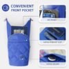 Water Bottle Carrier Bag with Phone Pocket for Stanley 25 & 32 oz, Insulated Water Bottle Holder Pouch with Airtag Passport Pocket Card Slot, Used for Stanley Cup Accessories and travel - Image 4