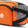 Fanny Pack Waist Bag with Water Bottle Holder for Men Women Running Hiking Travel Dog Walking Workout Cycling Outdoor (Orange)