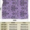 Halloween Haunted House Fleece Blanket Lightweight Ultra-Soft Throw Blanket for Sofa Couch Bed Camping Travel - Super Soft Cozy Microfiber Blanket 50"X40" - Image 3
