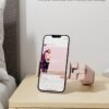 MiiKARE Airplane Travel Essentials Phone Holder, Universal Handsfree Phone Mount for Flying with 360 Degree Rotation, Table-Pink - Image 4