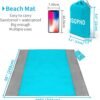 ISOPHO Beach Blanket,Picnic Blankets Waterproof Sandproof for 4-7 Adults, Oversized Lightweight Beach Mat, Portable Picnic Mat, Sand Proof Mat for Travel,Camping, Hiking, Packable w/Bag - Image 7