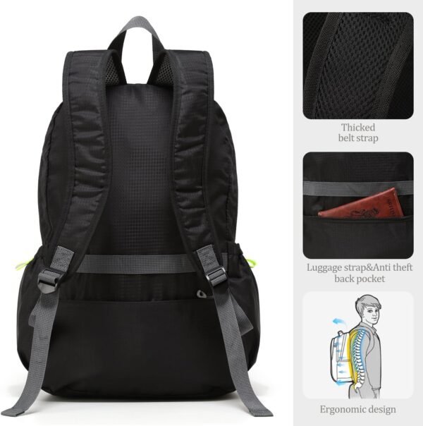 Travel Backpack Carry On Flight Approved Waterproof Anti Theft Lightweight Backpack for Women Men - Image 5
