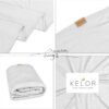 Luxury Viscose derived from Bamboo Wrap Blanket - Stretchy, Lightweight Soft & Breathable - Cooling Viscose with Spandex, Versatile Travel Blanket - Shawl (Warm Stone, Double-Sided) - Image 2