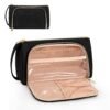 CUBETASTIC Makeup Bag, Small Cosmetic Bag with Makeup Brush Comparment, 2 in 1 Cute Make Up Organizer Pouch for Women Girls, Portable Travel Toiletry Bag - Image 9